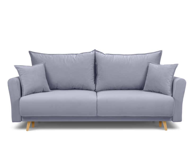 Диваны еврокнижки, Диван кровать прямой со спальным местом "Мия", микровелюр