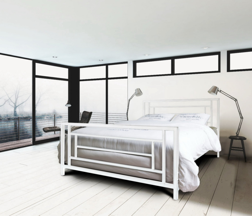 Кровати 120 см, Кровать в стиле лофт Орландо 1.2