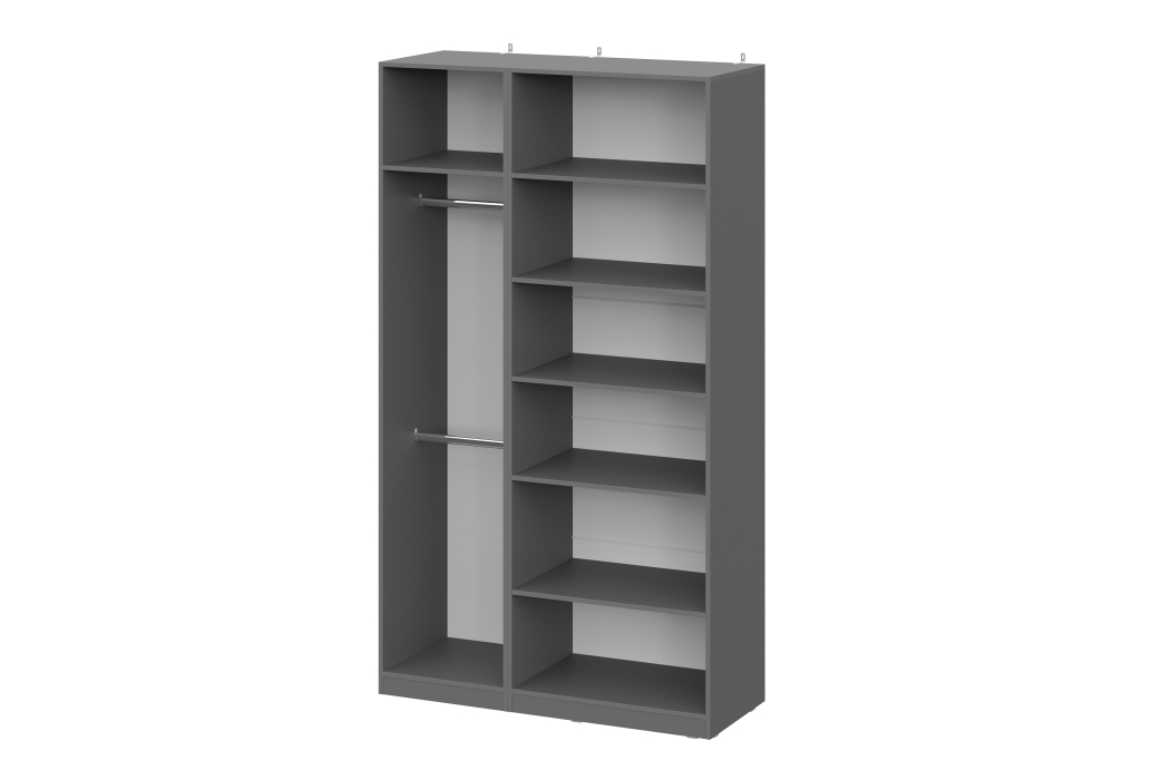 Шкафы распашные, Шкаф 3-х створчатый Эккервуд, комплект 27 (МДФ)
