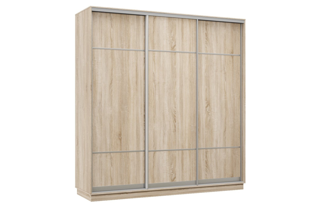 Шкафы-купе 3-х дверные, Шкаф-купе Премьер Лайт 54 (08;08;08) трехдверный