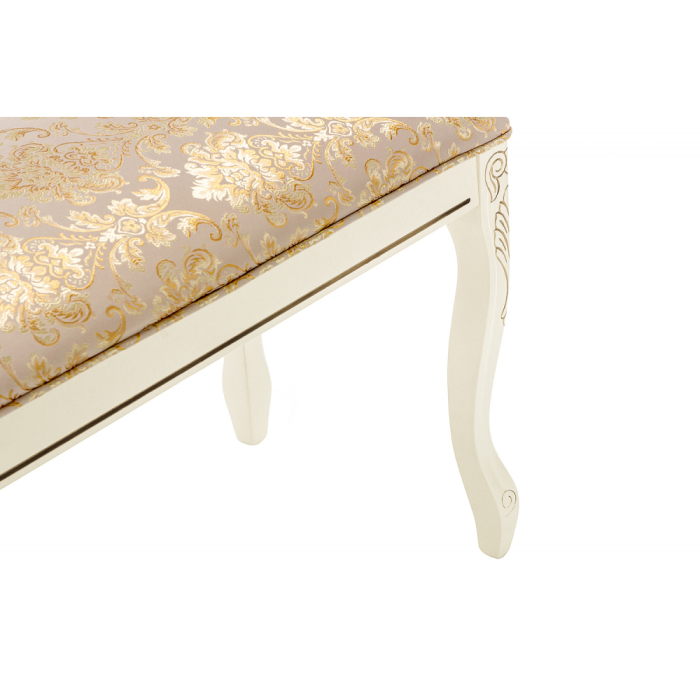 Банкетки, Банкетка Валентино (патина золото / бежевый)