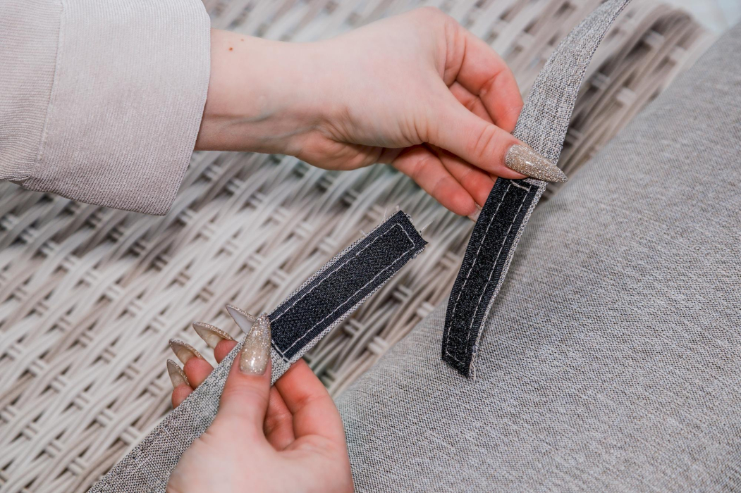 Шезлонги, Шезлонг AGATA бежевый с матрасом