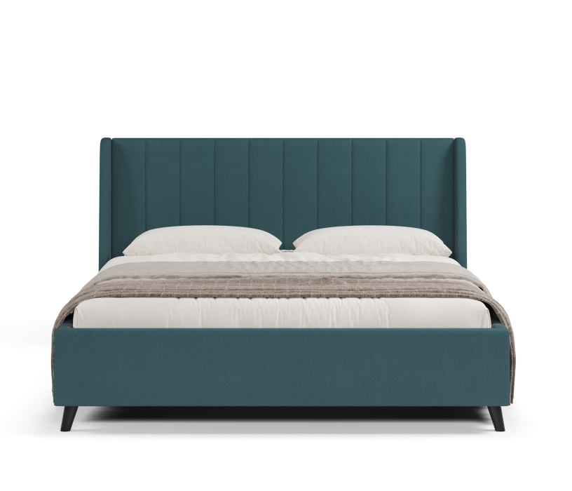 Мягкая кровать, Кровать Милла 140, велюр