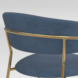 Стул Whispered Fusion вельвет, золотой