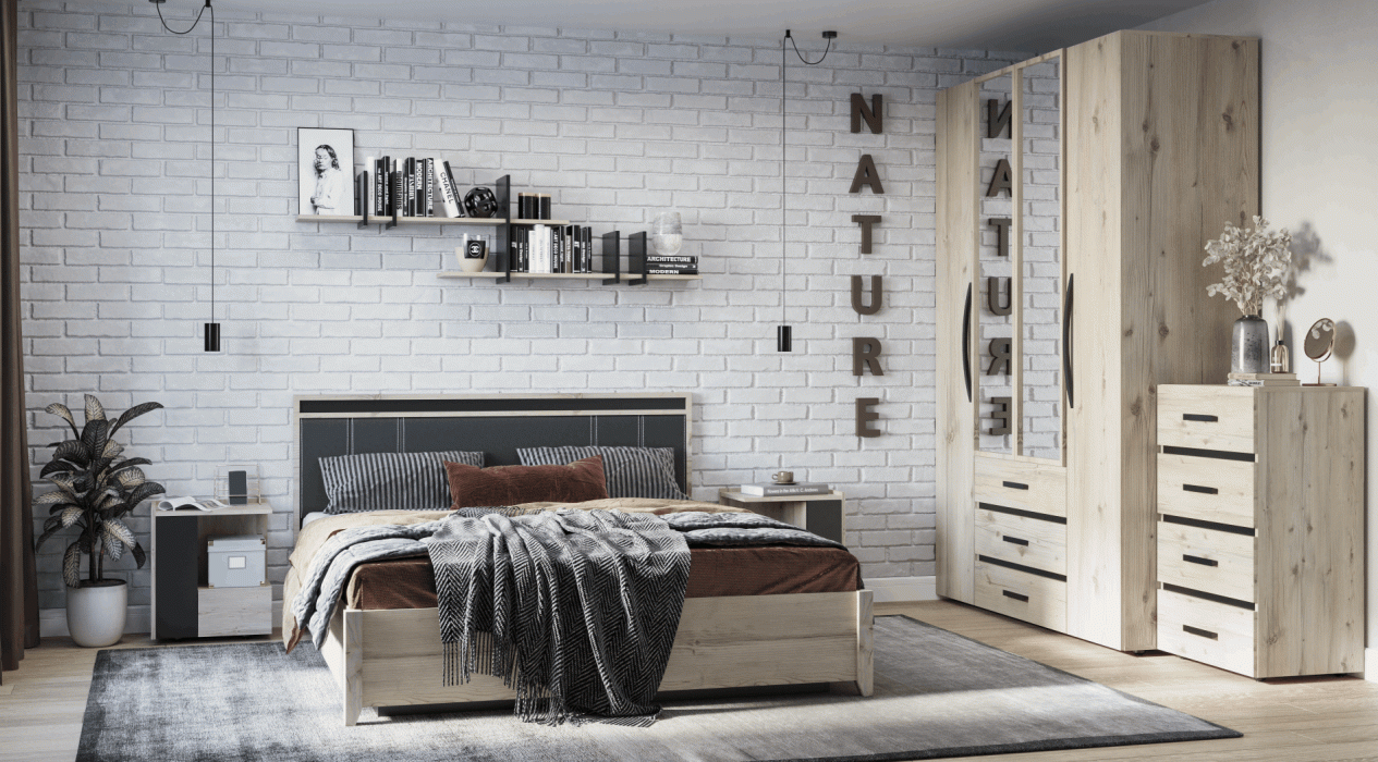 Тумбы, Модульная система Nature (модуль 42) Тумба прикроватная