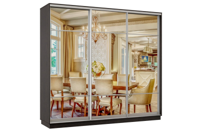 Шкаф-купе Премьер Лайт 56 (11;11;11) трехдверный