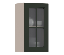 MODERN, MODERN шкаф навесной со стеклом 1 дв 40х72 см