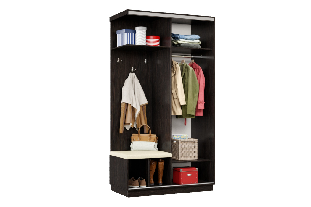 Прихожие, Прихожая Премьер 02 Лайт 05 Левая Мягкая