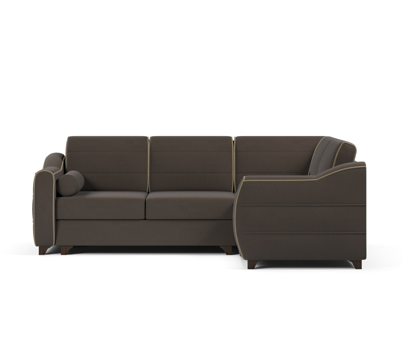 Диваны угловые в гостиную, Диван-кровать угловой Френсис еврокнижка, велюр