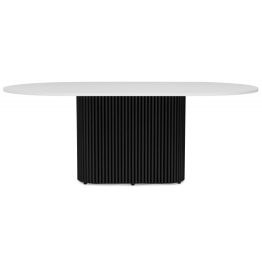 Стол Барон О 200 х 90 (черные ноги)