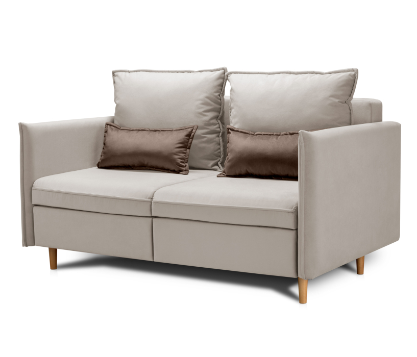 Дизайнерские диваны для гостиной, Диван кровать Оливер 120, микровелюр