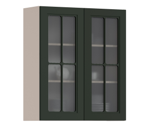 MODERN шкаф навесной со стеклом 2 дв 80х93 см