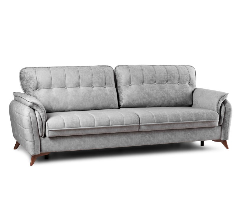 Диваны с ящиком для белья, Диван Дорис, Велюр Эверест