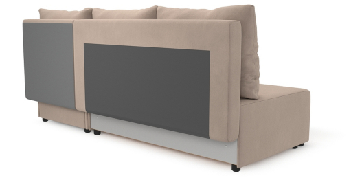 Угловой диван Каир Lux, велюр, правый