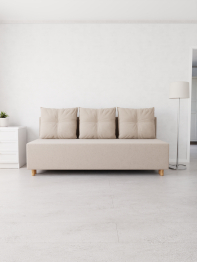 Прямой диван Сияние,еврокнижка,велюр