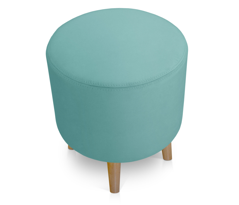 Банкетки, Пуфик круглый Ронд на высоких ножках, микровелюр