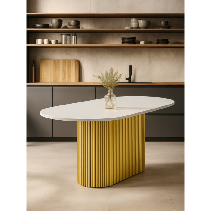 Обеденные столы, Стол Барон О 160 х 90 (золотые ноги)