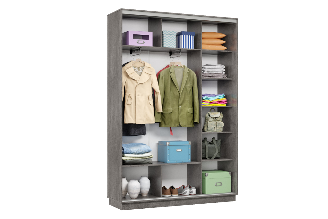 Шкафы-купе, Шкаф-купе Премьер Лайт 09 (08;11) двухдверный