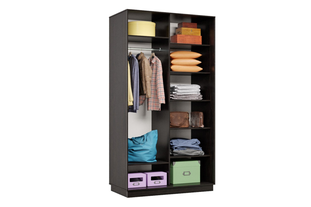 Шкафы-купе, Шкаф-купе Премьер МИНИ 04 (12;13) двухдверный