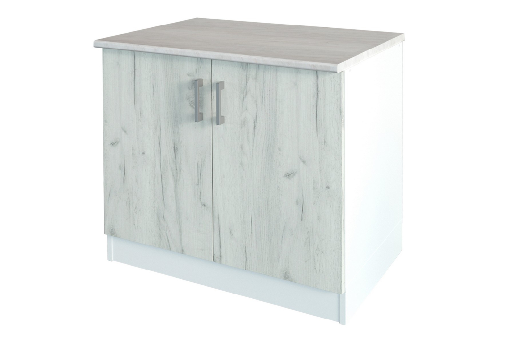 Кухонные гарнитуры, Кухня Адель 1800 дуб крафт белый