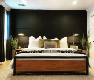 Кровать в стиле лофт Брайтон 1.6
