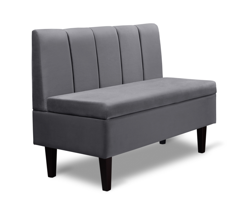 Диваны прямые кухонные, Диван прямой на ножках Лео 110, микровелюр