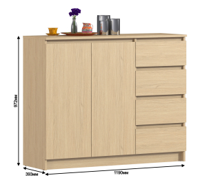 Комод Леон СБ-3291 Дуб Винченца