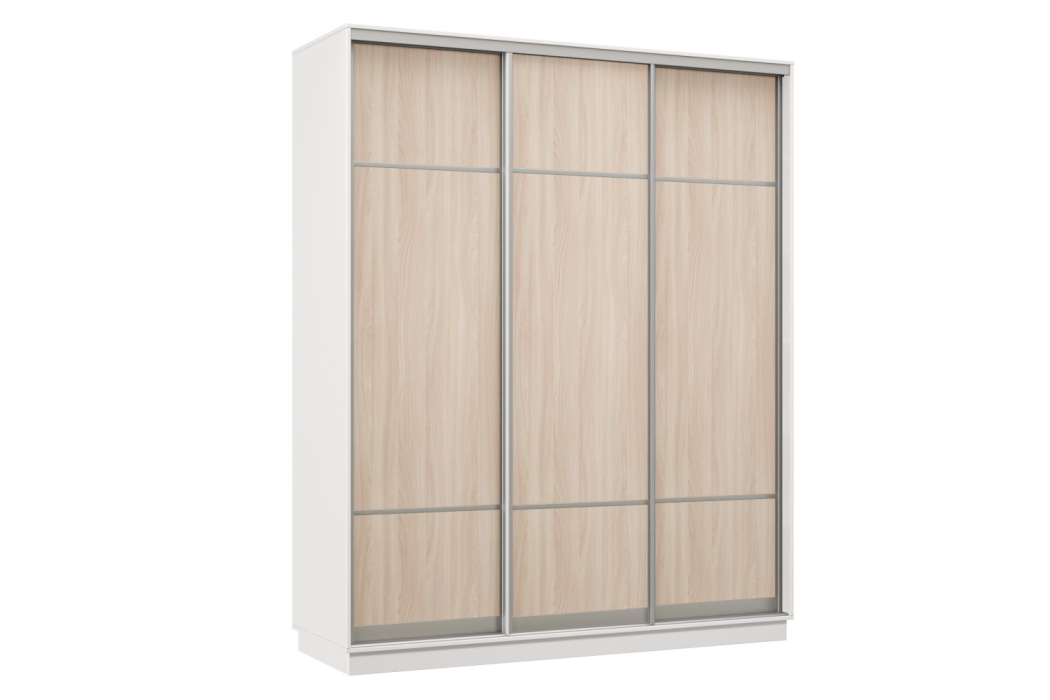 Шкафы-купе, Шкаф-купе Премьер Лайт 23 (08;08;08) трехдверный