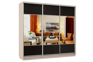 Шкаф-купе Премьер Лайт 59 (05;05;05) трехдверный