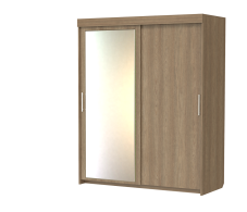 Шкафы-купе 2-х дверные, Шкаф-купе шк-19 двухдверный с зеркалом