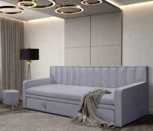 Кровать тахта Манхэттен НПБ 1600, микровелюр