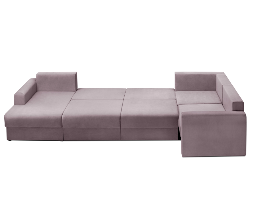 Диваны угловые в гостиную, Диван модульный со спальным местом Мэдисон П-образный