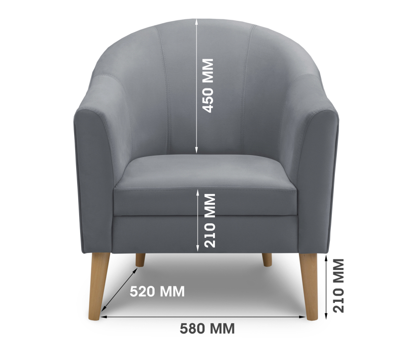Кресло для отдыха, Кресло для отдыха Арти, микровелюр