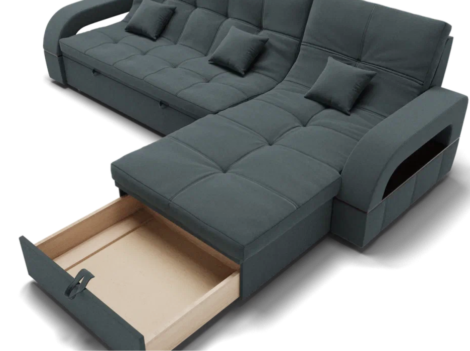 Диваны модульные угловые, Модульный диван Майами-2,микровелюр,антивандальная ткань,венеция