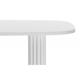 Деревянный стол Бавария 160*90 (белые ноги)