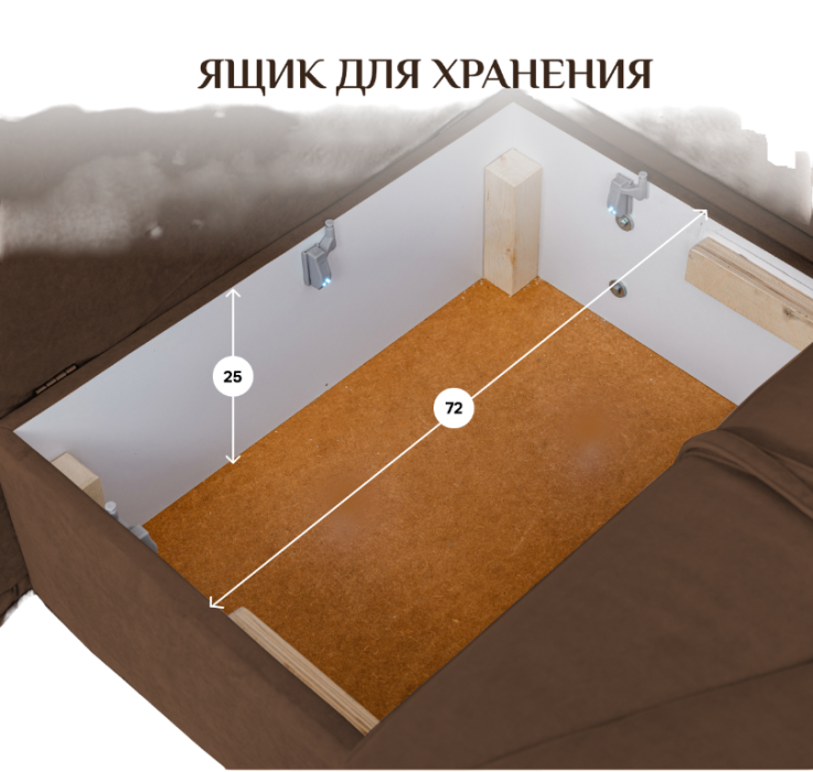 Детские диваны, Диван 1010, правый угол