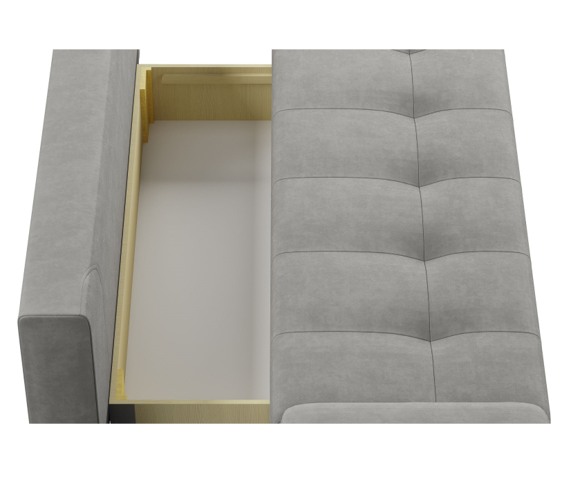 Диваны с ящиком для белья, Диван прямой Милан-1 Велюр