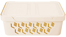 Хранение вещей, ЯЩИК С КРЫШКОЙ УНИВЕРСАЛЬНЫЙ DELUXE, 380х276х140 ММ, 12Л