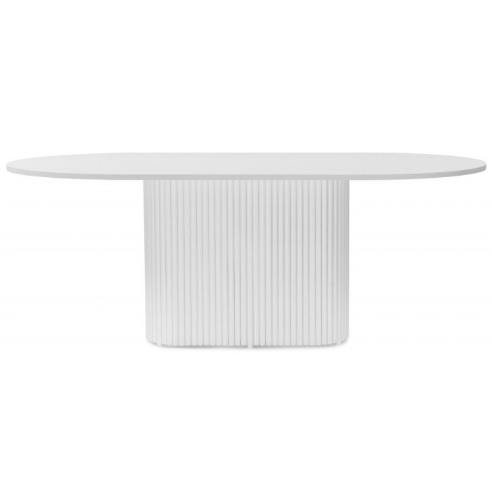 Обеденные столы, Стол Барон О 180 х 90 (белые ноги)