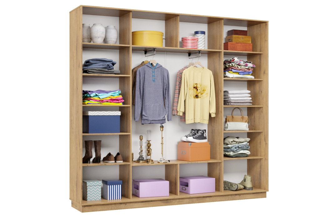 Шкафы-купе 3-х дверные, Шкаф-купе Премьер 59 (01ЗГ;01ЗГ;01ЗГ) фасады зеркало графит/трёхдверный/Профиль чёрный муар