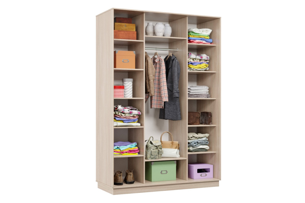 Шкафы-купе, Шкаф-купе Премьер 16 (15;15;15) трёхдверный