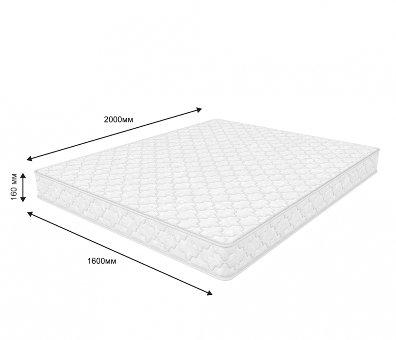 1600 x 2000, Матрас ARMOS Brilliant Mousse (Jacgard) 160х200 см