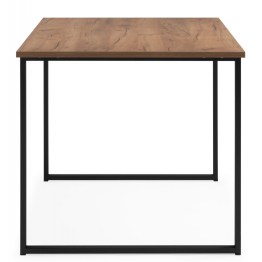 Деревянный стол Лиман 140 х 80 (черные ноги)