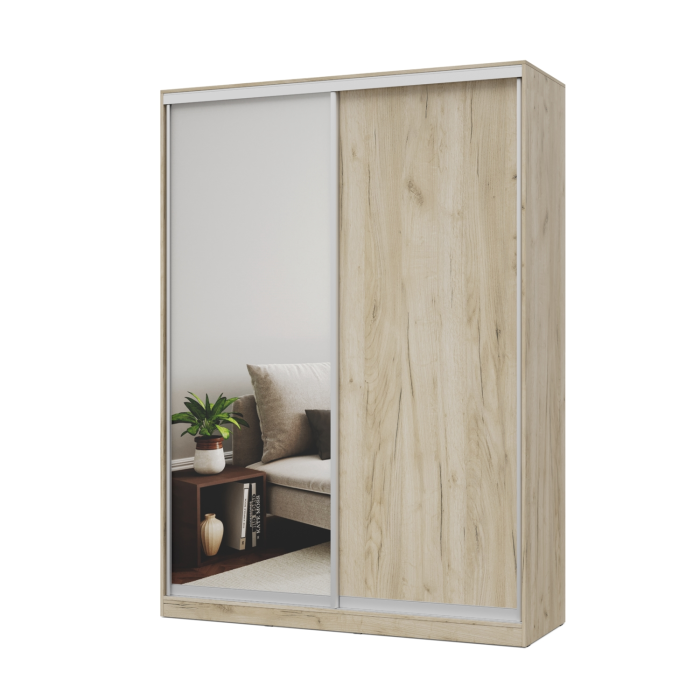 Шкафы-купе 2-х дверные, Шкаф-купе 2-дв  Роланд Р172  (в2360*ш1700*г590)