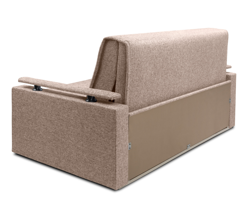 Диваны с ящиком для белья, Диван аккордеон прямой со спальным местом 90, рогожка