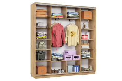 Шкаф-купе Премьер Лайт 33 (08;11;08) трехдверный