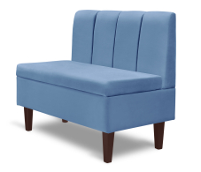 Маленькие диваны, Диван прямой на ножках Лео 88, микровелюр