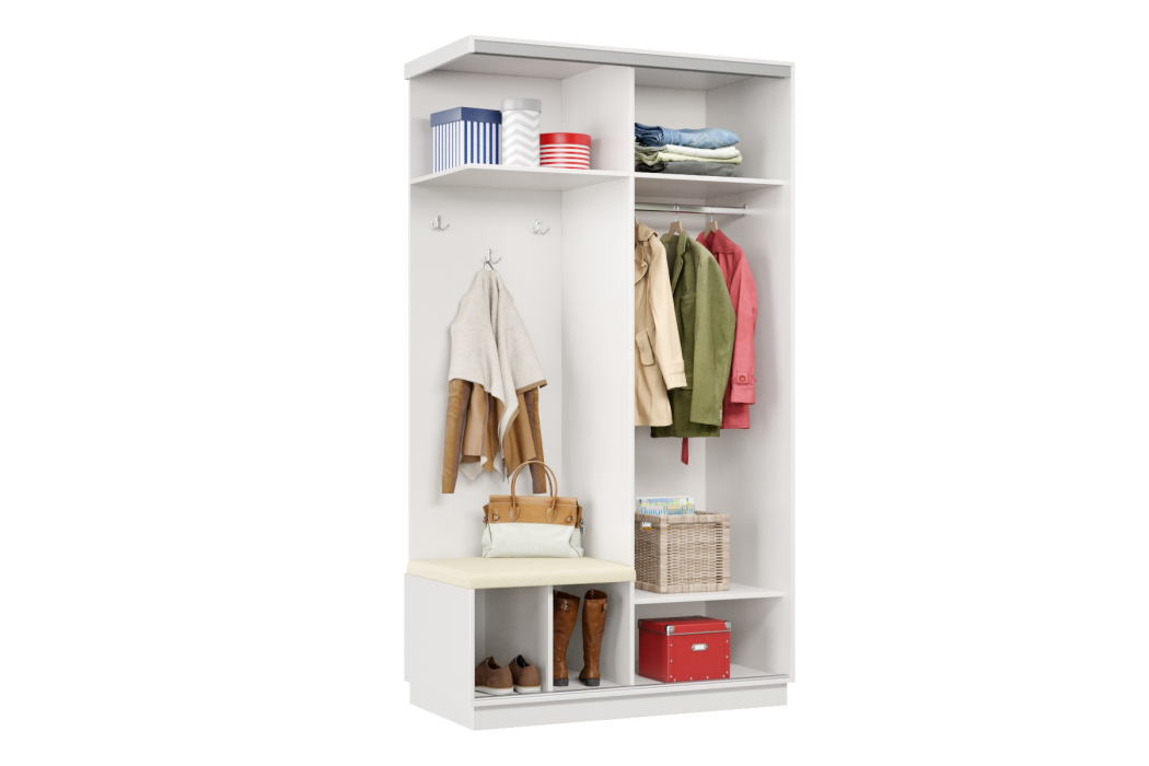 Прихожие, Прихожая Премьер 02 Лайт Мини 08 Левая Мягкая