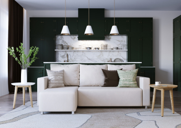 Угловой диван Каир Lux 2 универсальный велюр