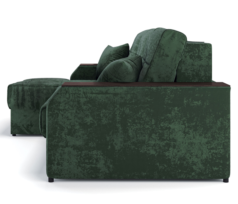 Диваны угловые в гостиную, Угловой диван-кровать Лас-Вегас левый, шенилл